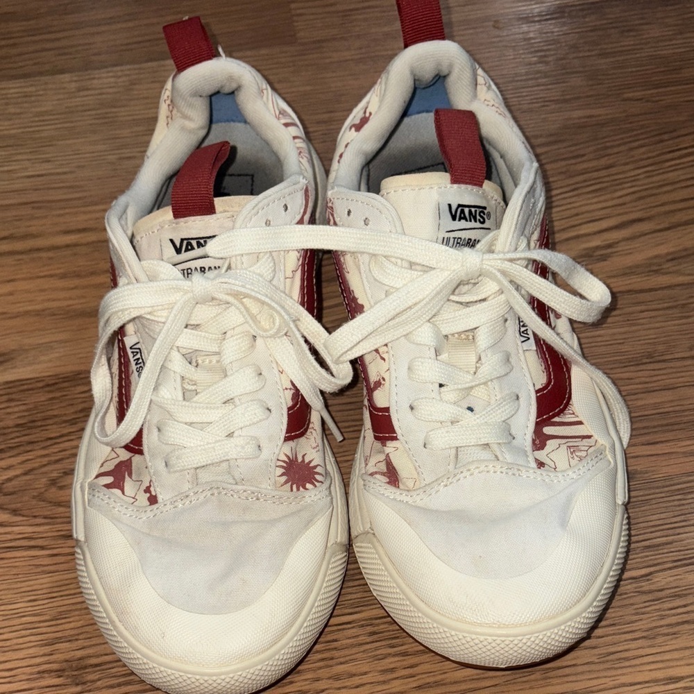 Vans Ultra-range sneakers  in Red and White women’s size 10, Men’s size 8.5 - Picture 2 of 7